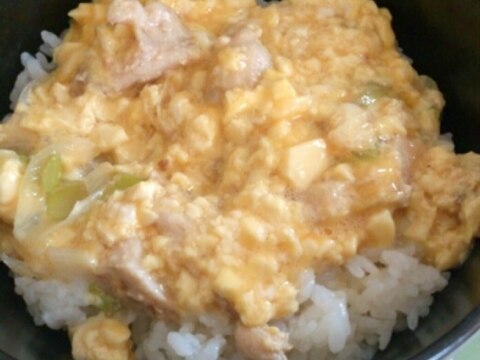 豆腐入り☆とろとろ親子丼